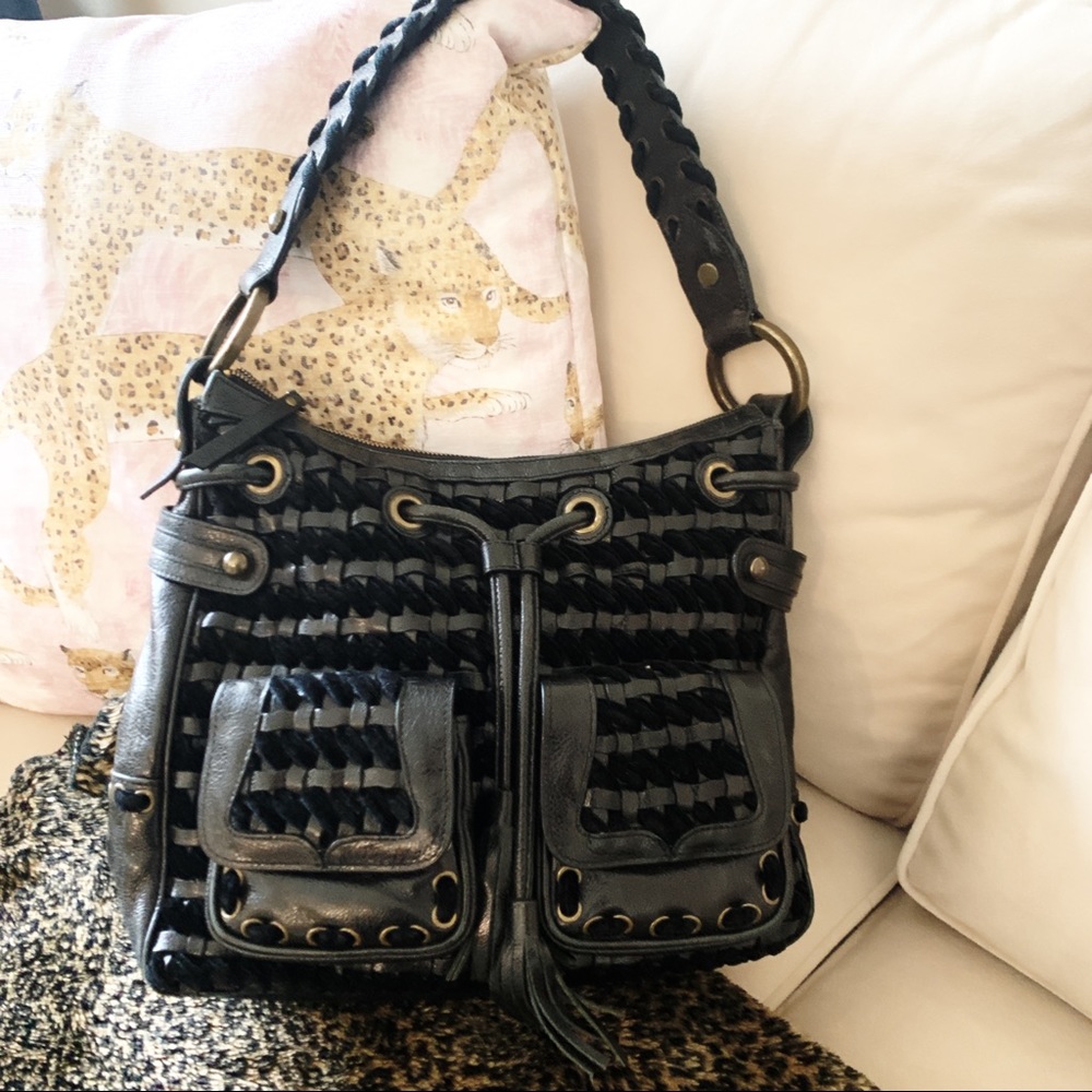 IsBella Fiore Black Handbag
